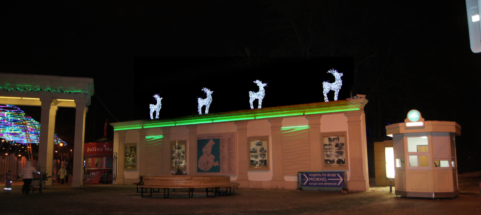 Конструкции для оформления улиц города